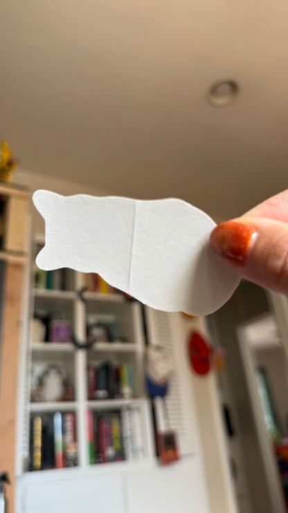 Black Cat With Attitude Sticker - Waterproof, Scratch Resistant, Dishwasher Safe, UV Resistant, Outdoor Use, Split Back For Easy Peel! lil chonk studio