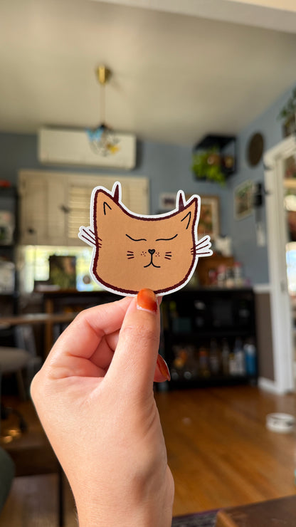 lil Devil Cat Sticker- Waterproof, Scratch Resistant, Dishwasher Safe, UV Resistant, Outdoor Use, Split Back For Easy Peel! lil chonk studio