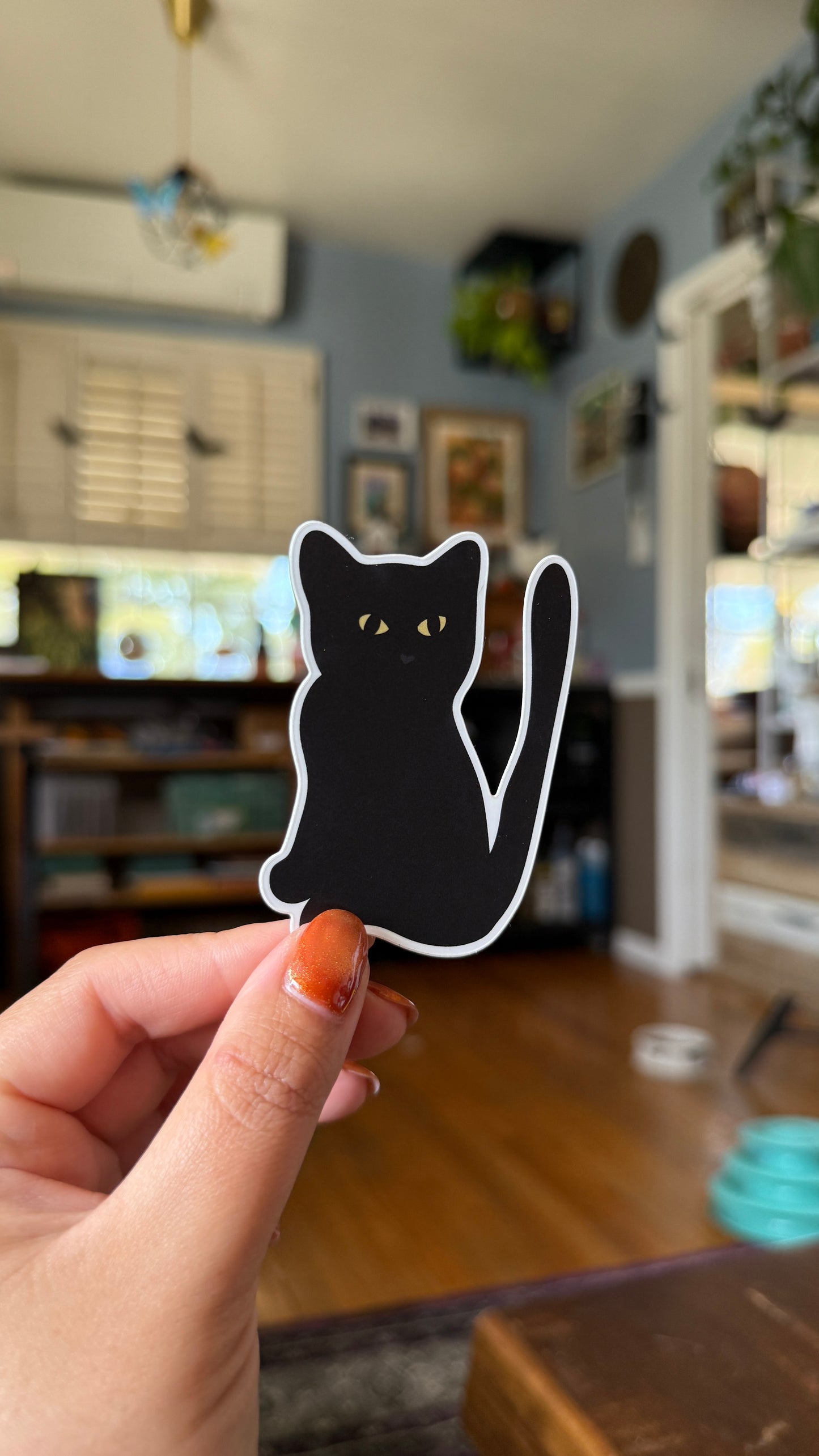 Sassy Cat Matte Sticker - Waterproof, Scratch Resistant, Dishwasher Safe, Split Back For Easy Peel! lil chonk studio