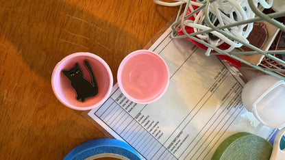 Black Cat Soft Enamel Metal Pins/Badges - 1.5''(38.1mm) lil chonk studio